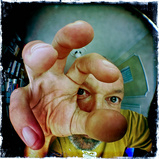 iPhone fisheye lens - self portrait<br /><a target="_blank" xhref="http://www.magezinepublishing.com/equipment/images/equipment/190-degree-Fisheye-lens-for-iPhone-3623/highres/fisheyepete2_1317908139.jpg">High-Res</a>